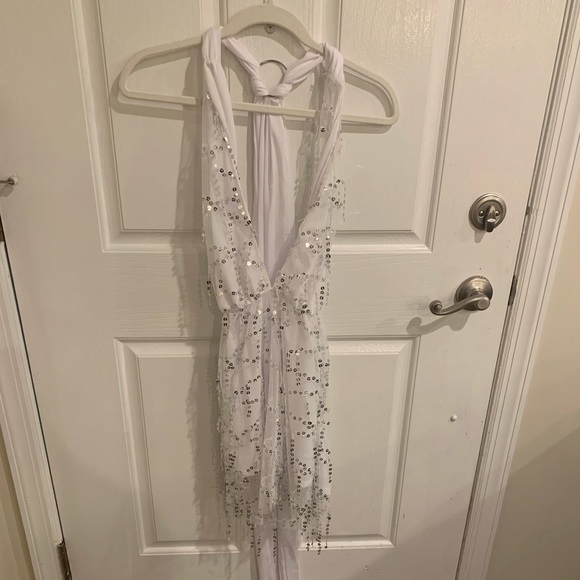 Lucy in the sky white sparky romper - worn only once - Picture 2 of 3